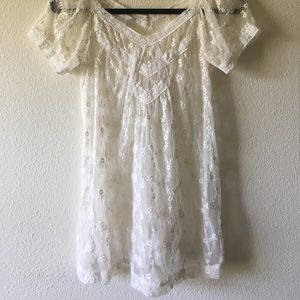 Lacey Boho Sheer Shirt